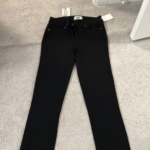 Paige verdugo ultra skinny black overdye jeans